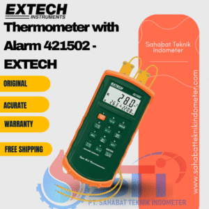 Thermometer with Alarm 421502 - EXTECH