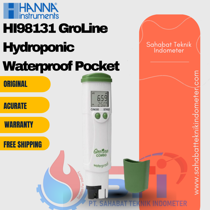 HANNA HI98131 GroLine Hydroponic Waterproof Pocket