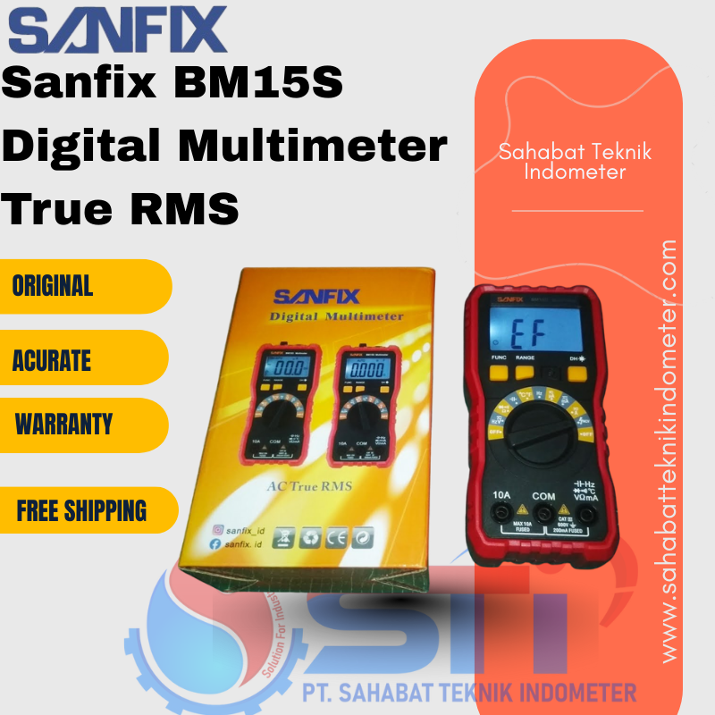 Sanfix BM15S Digital Multimeter True RMS