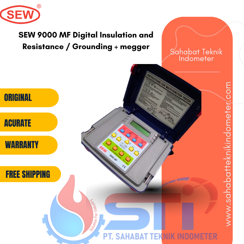 SEW 9000 MF Digital Insulation and Resistance / Grounding + megger