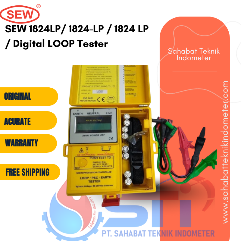 SEW 1824LP/ 1824-LP / 1824 LP / Digital LOOP Tester