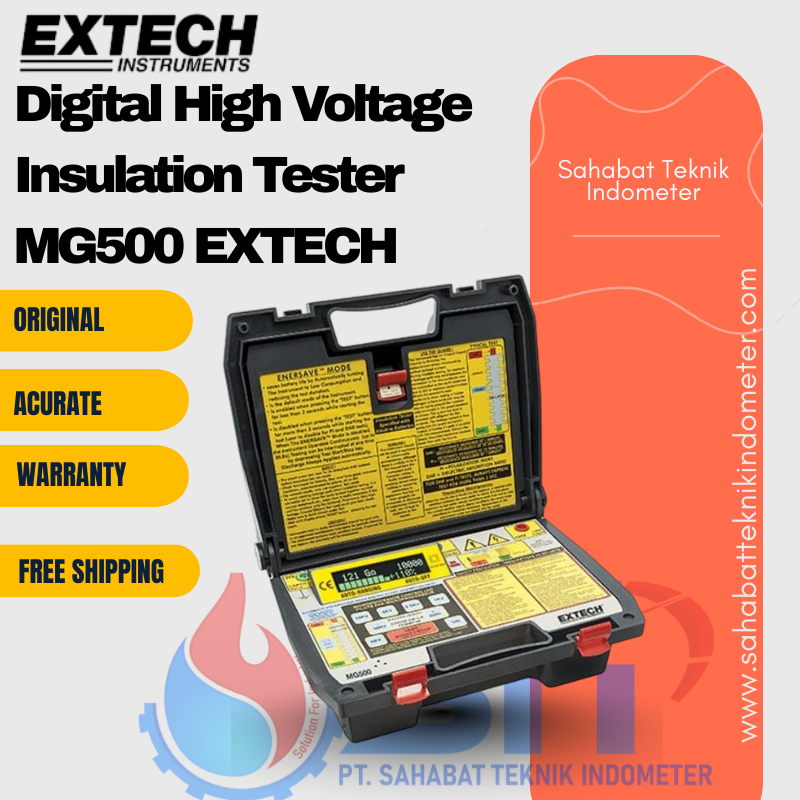 Digital High Voltage Insulation Tester MG500 EXTECH