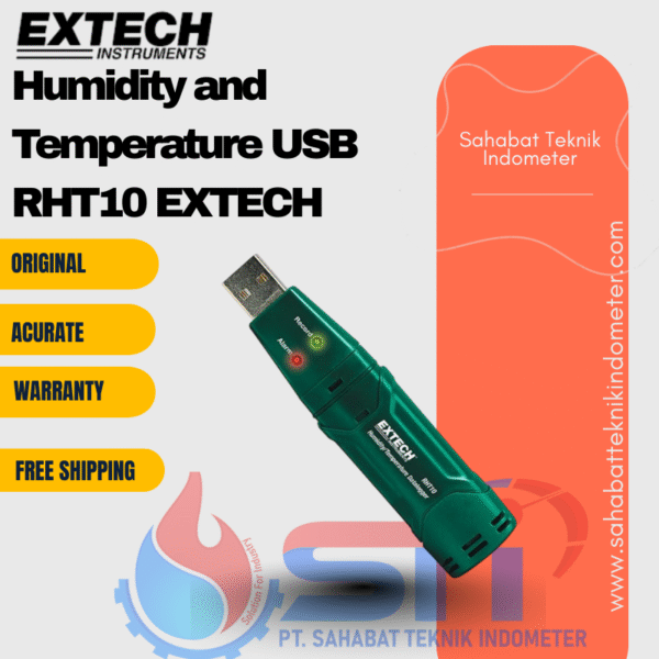 Humidity and Temperature USB RHT10 EXTECH