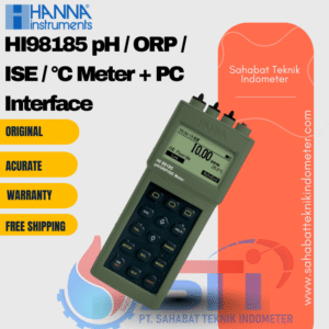 HI98185 pH / ORP / ISE / °C Meter + PC Interface