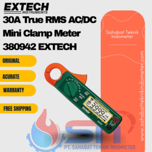 30A True RMS AC/DC Mini Clamp Meter 380942 EXTECH