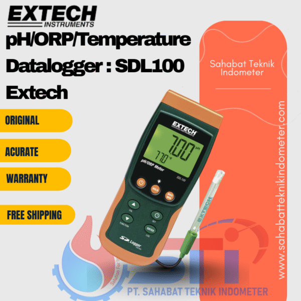 pH/ORP/Temperature Datalogger : SDL100 Extech