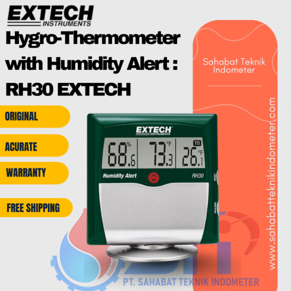 Hygro-Thermometer with Humidity Alert : RH30 EXTECH