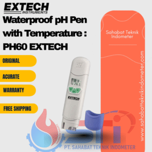 Waterproof pH Pen with Temperature : PH60 EXTECH