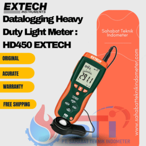 Datalogging Heavy Duty Light Meter : HD450 EXTECH