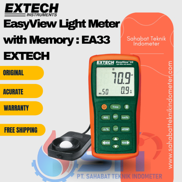 EasyView Light Meter with Memory : EA33 EXTECH