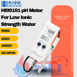 HI99191 pH Meter For Low Ionic Strength Water