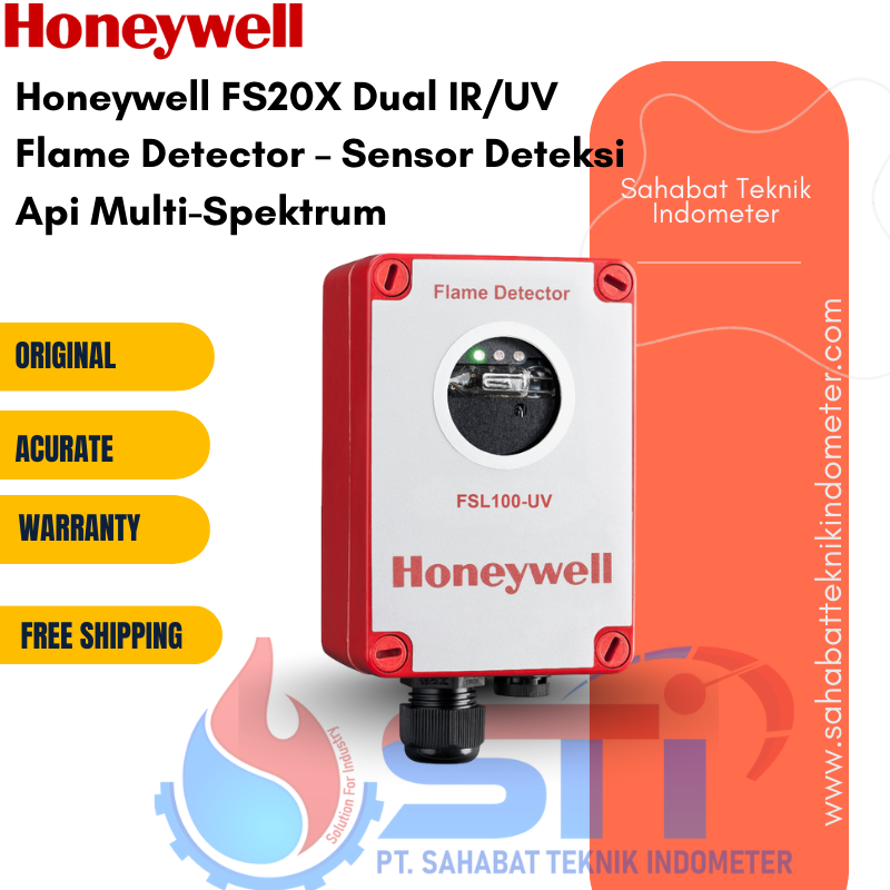 Honeywell FS20X Dual IR/UV Flame Detector – Sensor Deteksi Api Multi-Spektrum