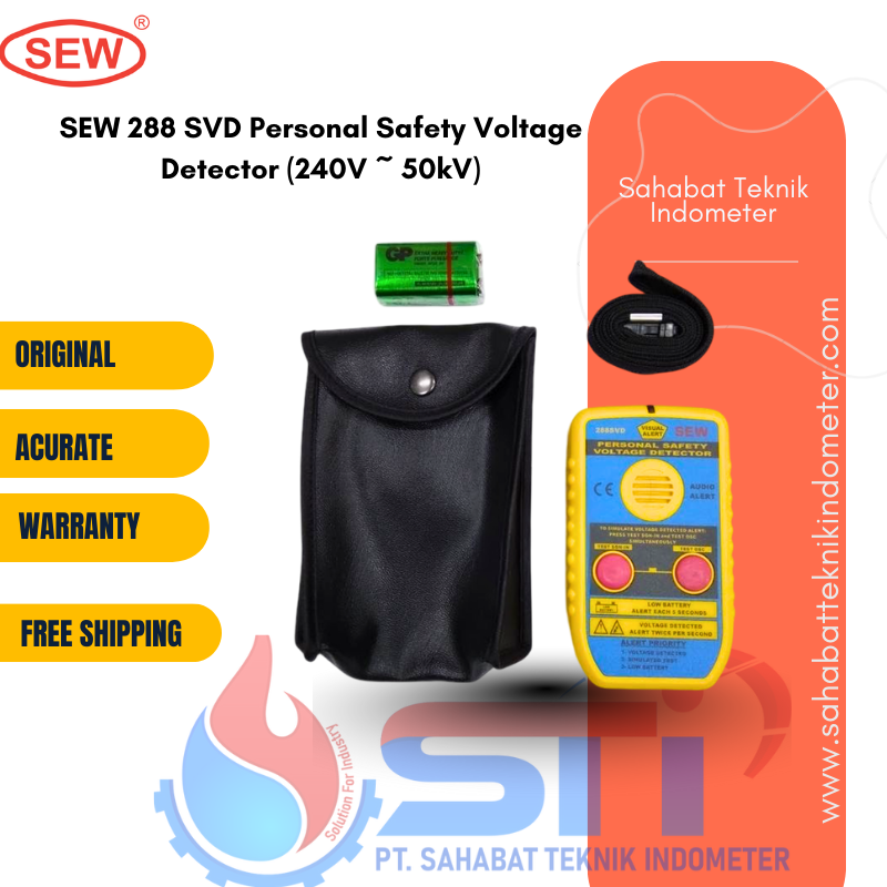 SEW 288 SVD Personal Safety Voltage Detector (240V ~ 50kV)