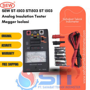 SEW ST-1503 ST1503 ST 1503 Analog Insulation Tester Megger Isolasi