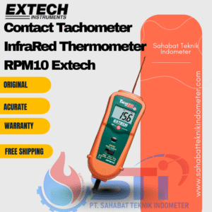 Contact Tachometer InfraRed Thermometer RPM10 Extech