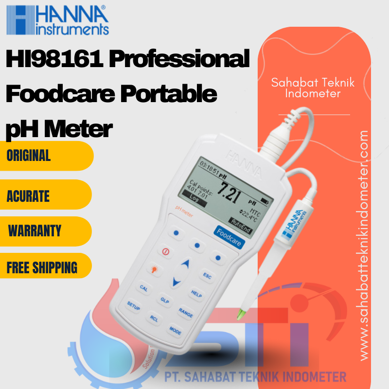 HI98161 Professional Foodcare Portable pH Meter