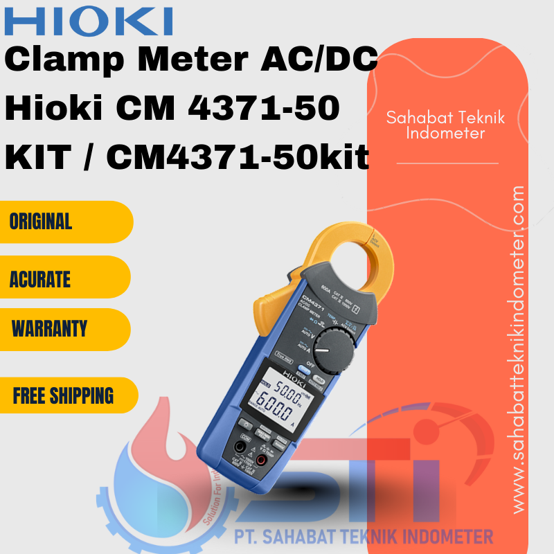 Clamp Meter AC/DC Hioki CM 4371-50 KIT / CM4371-50kit