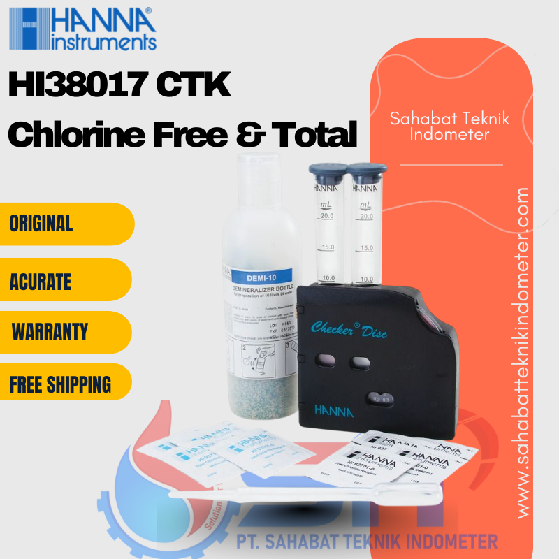 HI38017 CTK Chlorine Free & Total