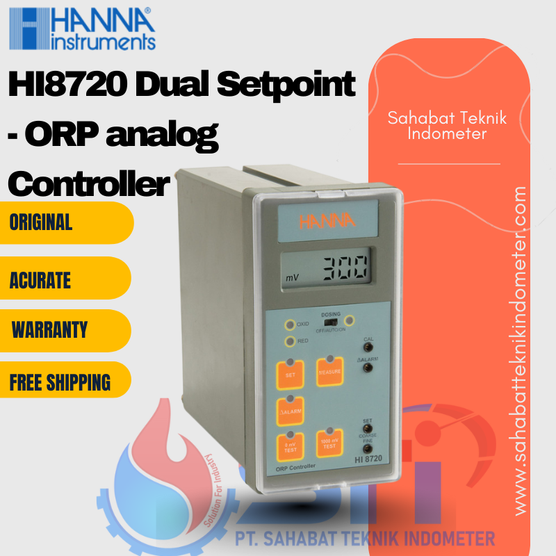 HI8720 Dual Setpoint - ORP analog Controller