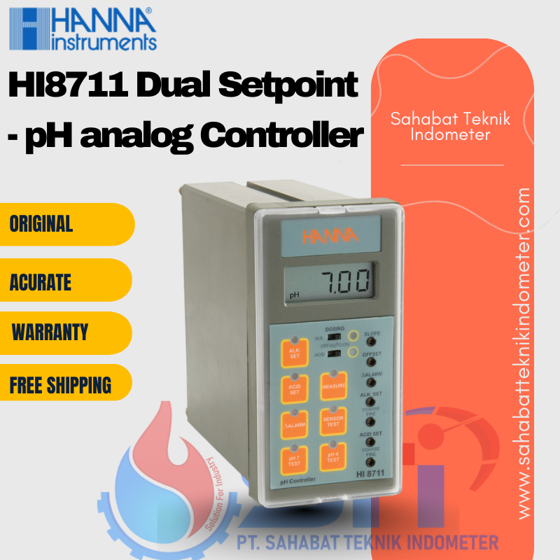 HI8711 Dual Setpoint - pH analog Controller
