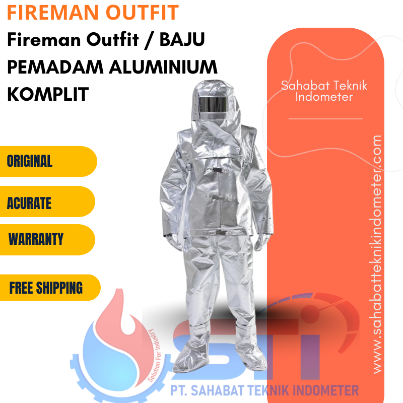 Fireman Outfit / BAJU PEMADAM ALUMINIUM KOMPLIT