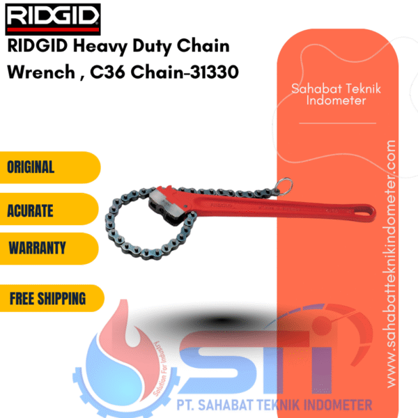 RIDGID Heavy Duty Chain Wrench , C36 Chain-31330