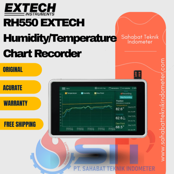 RH550 EXTECH Humidity/Temperature Chart Recorder
