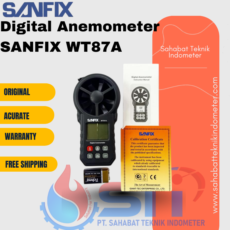 Digital Anemometer SANFIX WT87A