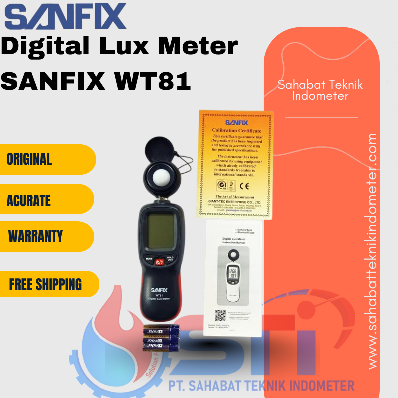 Digital Lux Meter SANFIX WT81