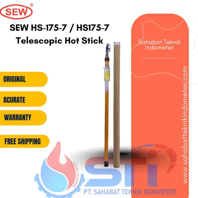 SEW HS-175-7 / HS175-7 Telescopic Hot Stick