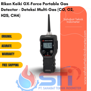 Riken Keiki GX-Force Portable Gas Detector – Deteksi Multi-Gas (CO, O2, H2S, CH4)