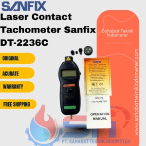 Laser Contact Tachometer Sanfix DT-2236C