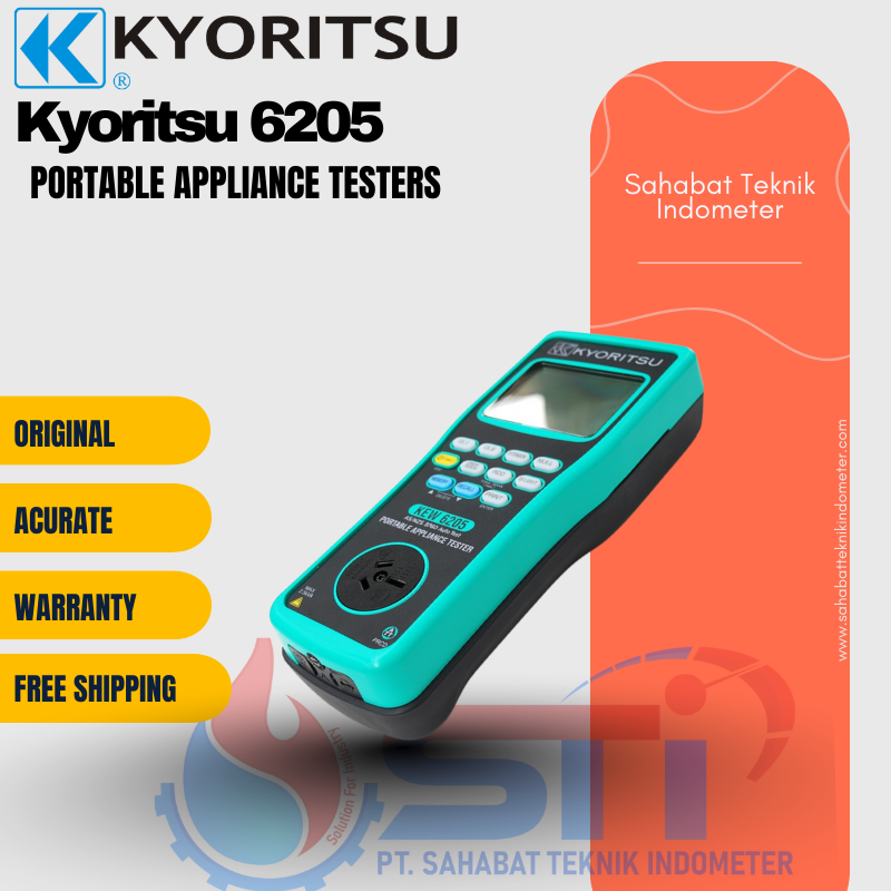 Kyoritsu 6205 Portable Appliance Testers