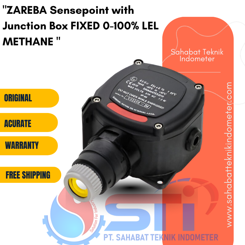 "ZAREBA Sensepoint with Junction Box FIXED 0-100% LEL METHANE "