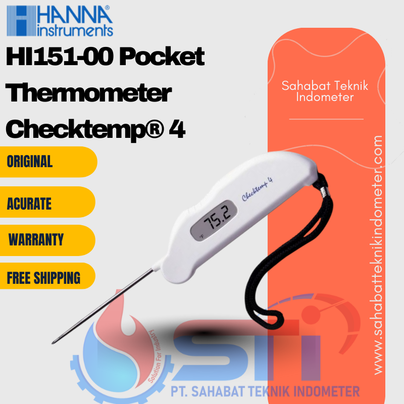 HI151-00 Pocket Thermometer Checktemp® 4