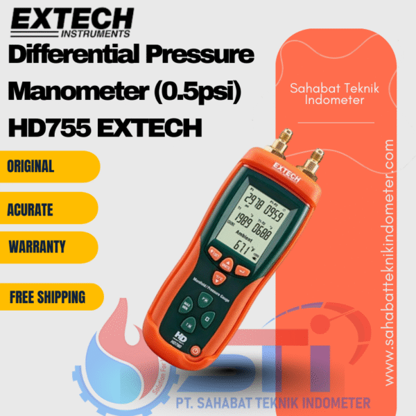 Differential Pressure Manometer (0.5psi) HD755 EXTECH