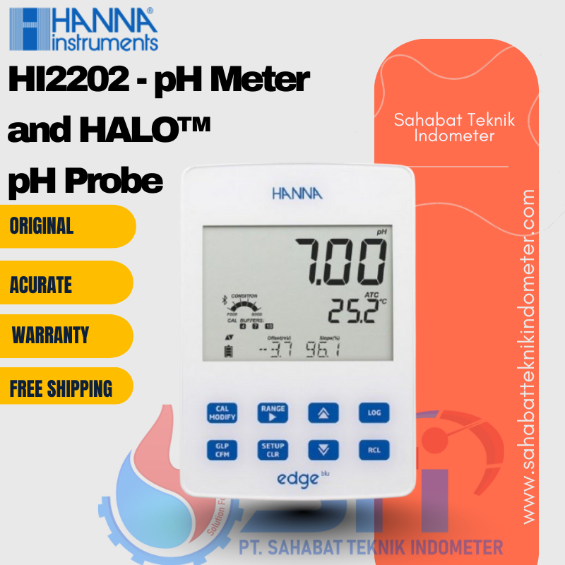 HI2202 - pH Meter and HALO™ pH Probe