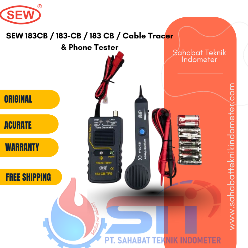 SEW 183CB / 183-CB / 183 CB / Cable Tracer & Phone Tester
