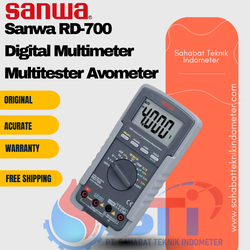 Sanwa RD-700 Digital Multimeter Multitester Avometer