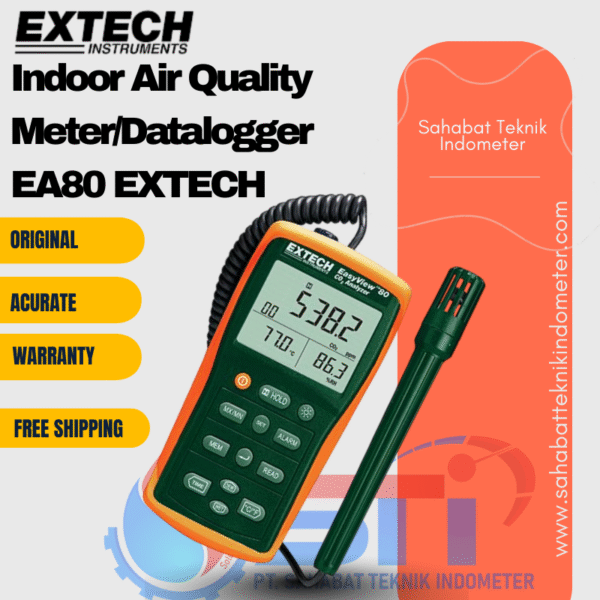 Indoor Air Quality Meter/Datalogger EA80 EXTECH