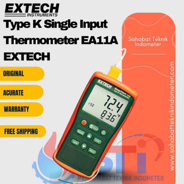 Type K Single Input Thermometer EA11A EXTECH