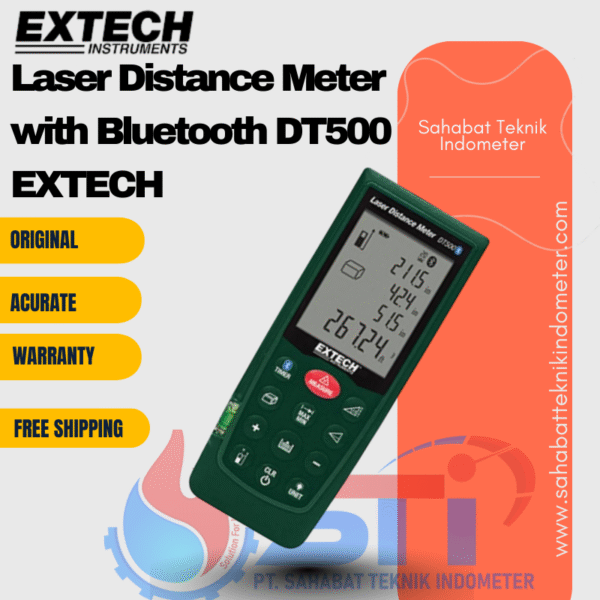 Laser Distance Meter with Bluetooth DT500 EXTECH