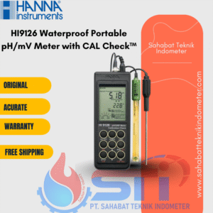 HI9126 Waterproof Portable pH/mV Meter with CAL Check™
