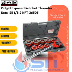 Ridgid Exposed Ratchet Threader Sets 12R 1/8-2 NPT-36505
