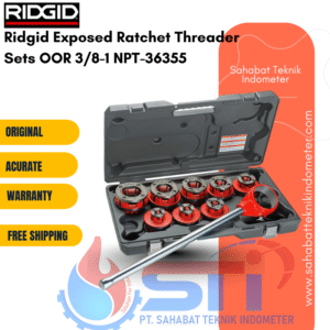 Ridgid Exposed Ratchet Threader Sets OOR 3/8-1 NPT-36355