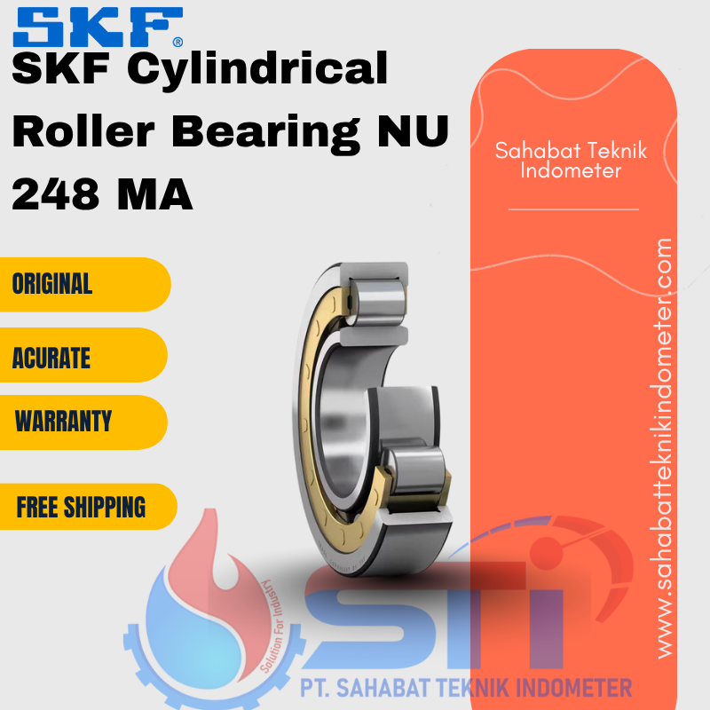 SKF Cylindrical Roller Bearing NU 248 MA