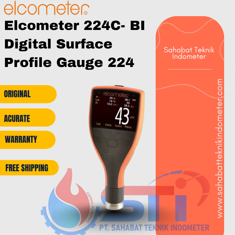 Elcometer 224C- BI Digital Surface Profile Gauge 224