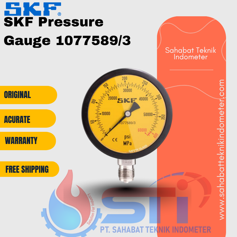 SKF Pressure Gauge 1077589/3