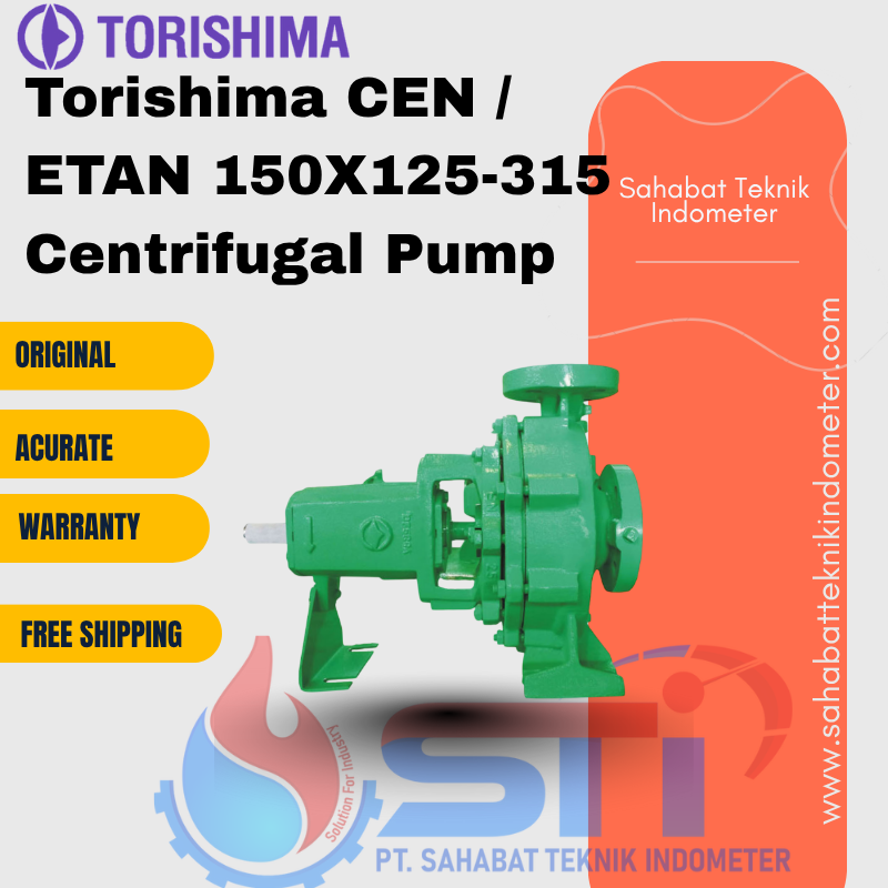 Torishima CEN / ETAN 150X125-315 Centrifugal Pump