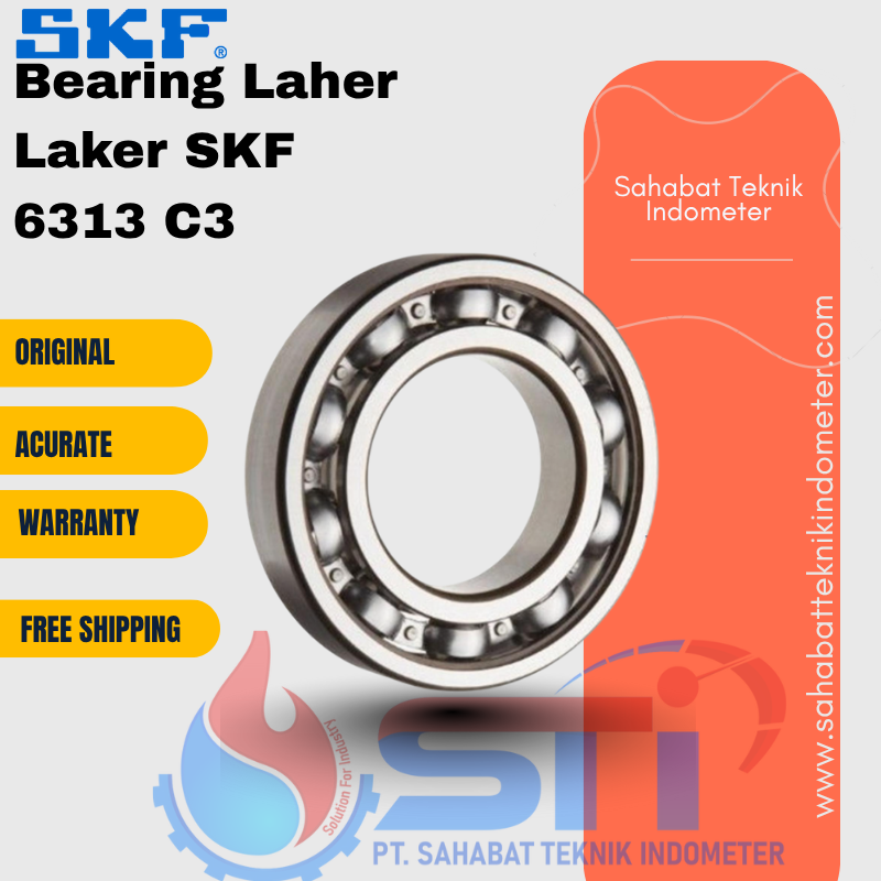 Bearing Laher Laker SKF 6313 C3